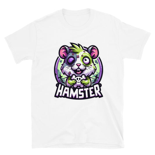 T-shirt Unisexe à Manches Courtes - Poupée Hamster Zombie